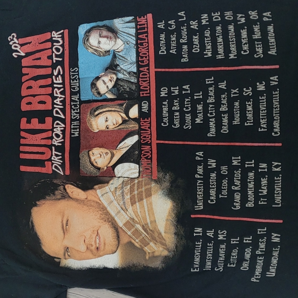Luke Bryan 2013 Concert Tshirt - Picture 8 of 8